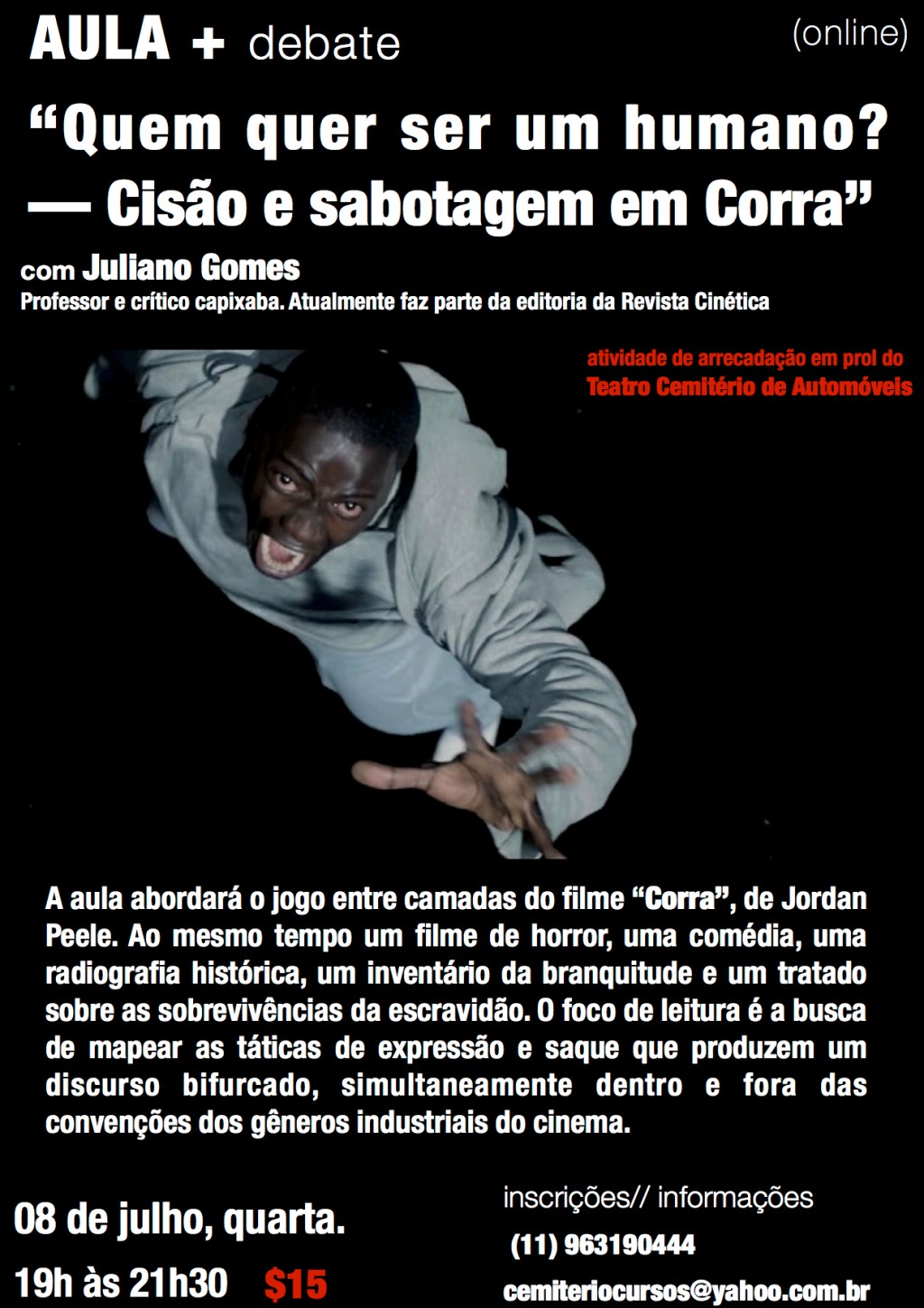 Aula sobre Corra! (Get Out, de Jordan Peele,&nbsp;2017)